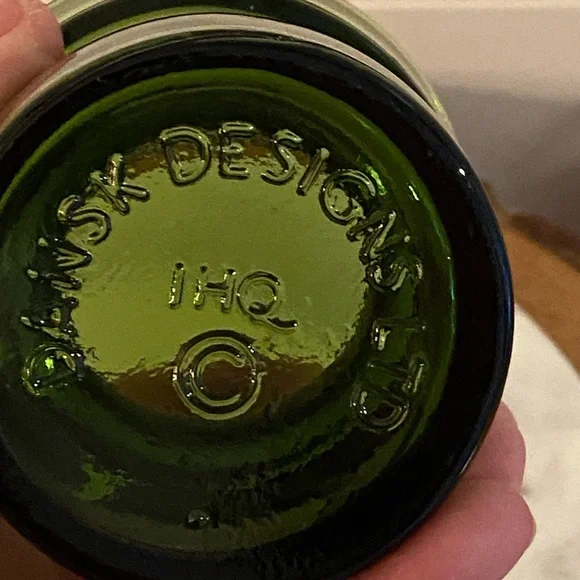 Vintage Jens Quistgaard Dansk Designs Green Glass Votive Tea light Candle Holder - Picture 5 of 12